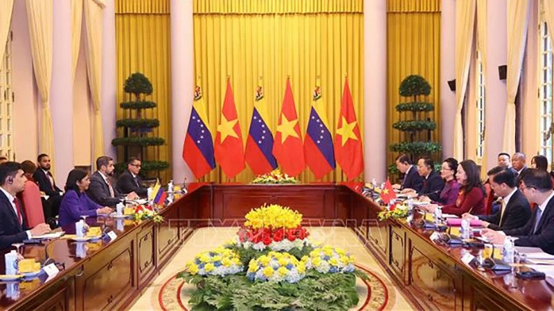 Việt Nam-Venezuela: Làm sâu sắc hơn nữa quan hệ hợp tác nhiều mặt giữa hai nước trong thời gian tới Việt Nam-Venezuela: Làm sâu sắc hơn nữa quan hệ hợp tác nhiều mặt giữa hai nước trong thời gian tới