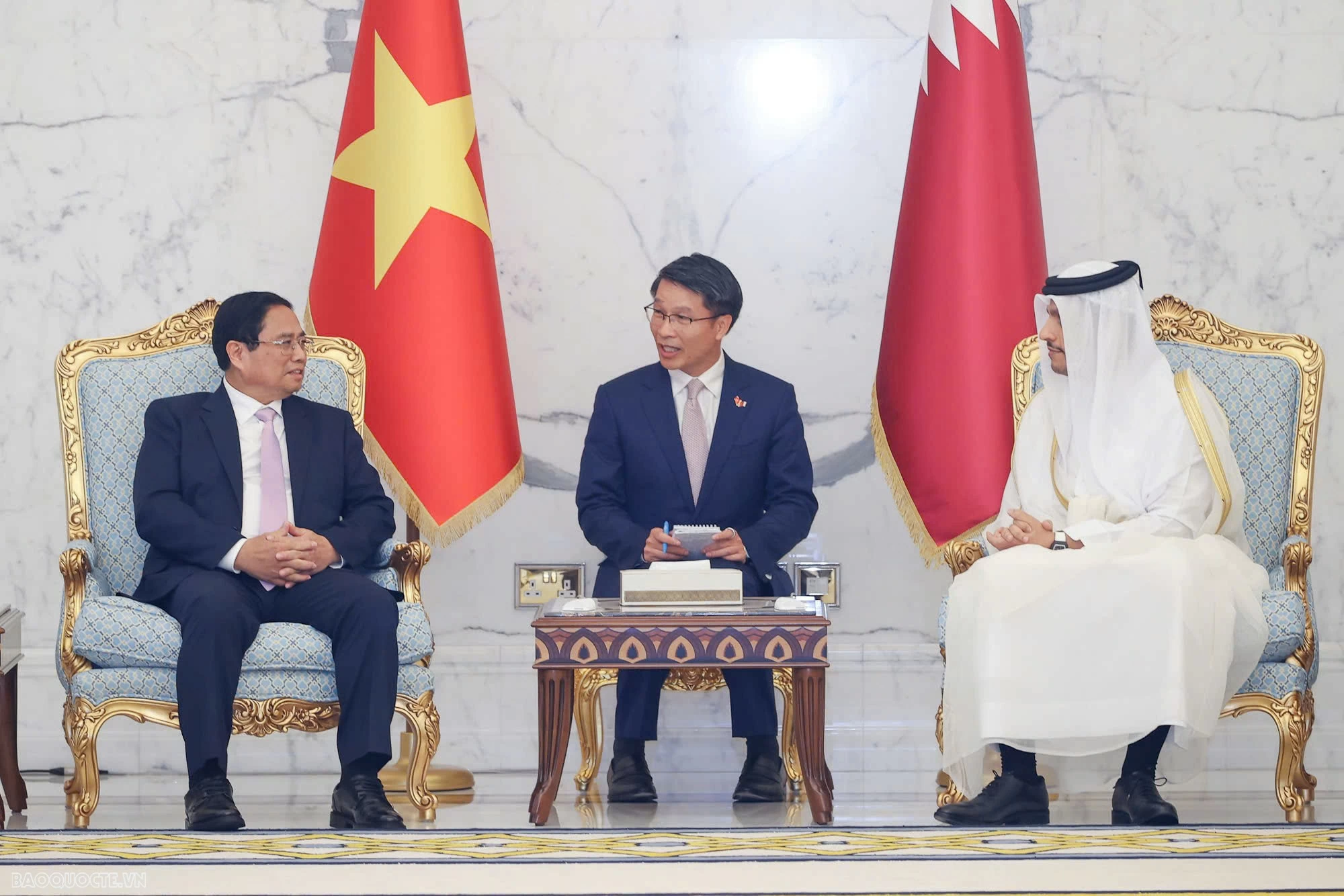Chuyến thăm có ý nghĩa đặc biệt, cho thấy Việt Nam đánh giá cao tiềm lực và vai trò của Qatar tại khu vực Trung Đông và trong thế giới Arab, coi trọng quan hệ hữu nghị hợp tác Việt Nam-Qatar và mong muốn thúc đẩy quan hệ hợp tác nhiều mặt với Qatar đi vào chiều sâu, thực chất và hiệu quả hơn. Chuyến thăm có ý nghĩa đặc biệt, cho thấy Việt Nam đánh giá cao tiềm lực và vai trò của Qatar tại khu vực Trung Đông và trong thế giới Arab, coi trọng quan hệ hữu nghị hợp tác Việt Nam-Qatar và mong muốn thúc đẩy quan hệ hợp tác nhiều mặt với Qatar đi vào