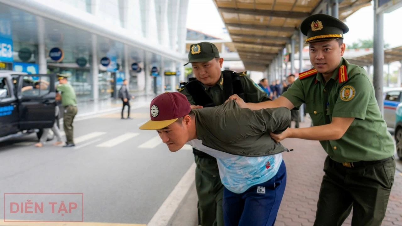 Hình ảnh diễn tập khẩn nguy an ninh năm 2024 tại Cảng HKQT Nội Bài Hình ảnh diễn tập khẩn nguy an ninh năm 2024 tại Cảng Hàng không Quốc tế Nội Bài