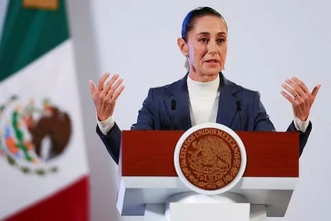 Tổng thống Mexico Claudia Sheinbaum dự kiến trở về nước để tham dự lễ kỷ niệm 114 năm ngày khởi đầu cuộc cách mạng dân chủ Mexico vào ngày 20/11. (Nguồn: Reuters) Tổng thống Mexico Claudia Sheinbaum dự kiến trở về nước để tham dự lễ kỷ niệm 114 năm ngày khởi đầu cuộc cách mạng dân chủ Mexico vào ngày 20/11. (Nguồn: Reuters)