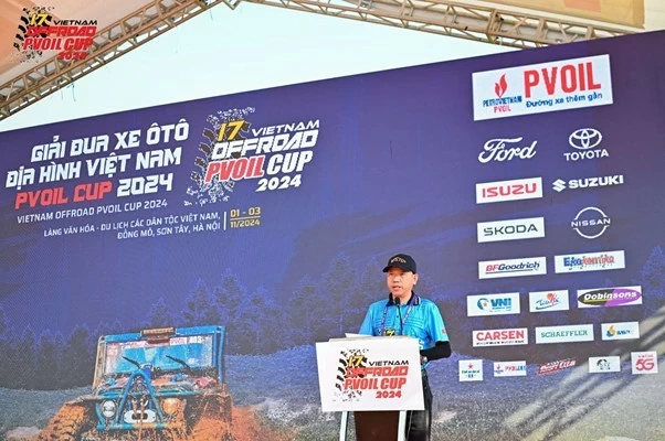 Ông Nguyễn Đại Hoàng, Trưởng ban Tổ chức PVOIL VOC C2024 tại lễ khai mạc. Ông Nguyễn Đại Hoàng, Trưởng ban Tổ chức PVOIL VOC C2024 tại lễ khai mạc.