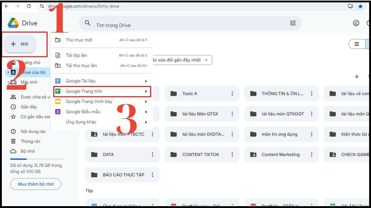 Hướng dẫn cách tạo Google Sheet đơn giản và tiện lợi nhất Hướng dẫn cách tạo Google Sheet đơn giản và tiện lợi nhất
