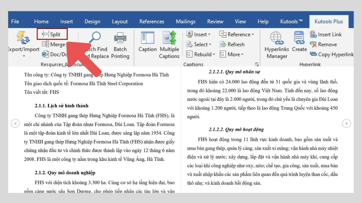 Bật mí 3 cách tách file Word nhanh, dễ áp dụng Bật mí 3 cách tách file Word nhanh, dễ áp dụng