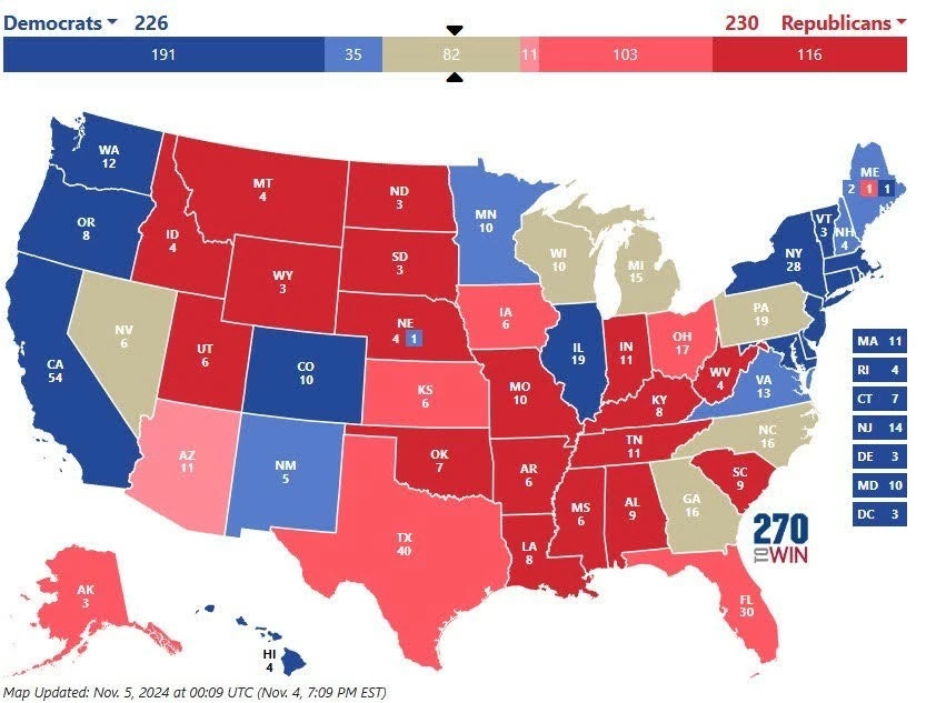TRỰC TIẾP bầu cử Mỹ 2024: Căng thẳng an ninh lịch sử, ông Trump ra tuyên bố nóng bất ngờ, bà Harris nói 'hãy tận hưởng' TRỰC TIẾP bầu cử Mỹ 2024: Căng thẳng an ninh lịch sử, ông Trump ra tuyên bố nóng bất ngờ, bà Harris nói 'hãy tận hưởng'