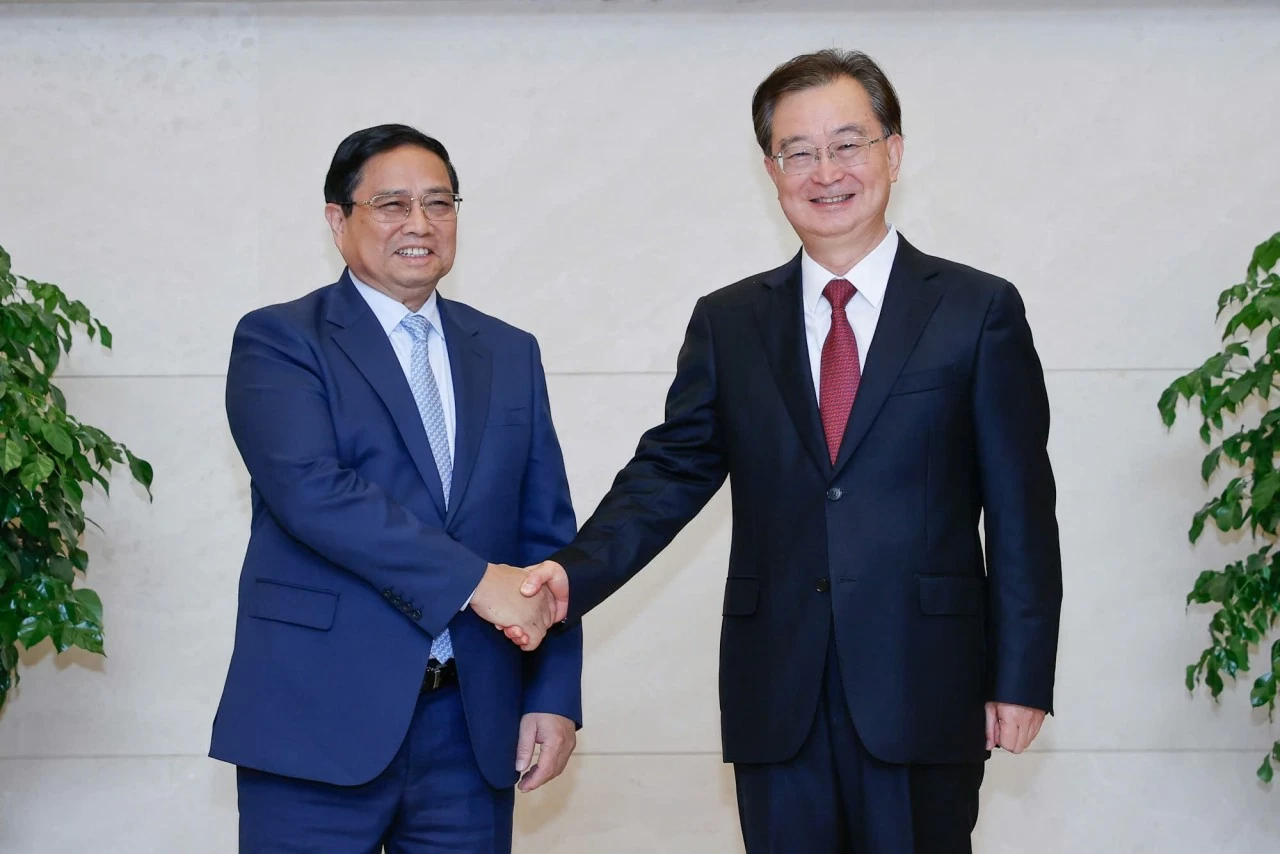 Thủ tướng Chính phủ Phạm Minh Chính tiếp Bí thư Tỉnh Tỉnh Vân Nam Vương Ninh. Thủ tướng Chính phủ Phạm Minh Chính tiếp Bí thư Tỉnh Tỉnh Vân Nam Vương Ninh.