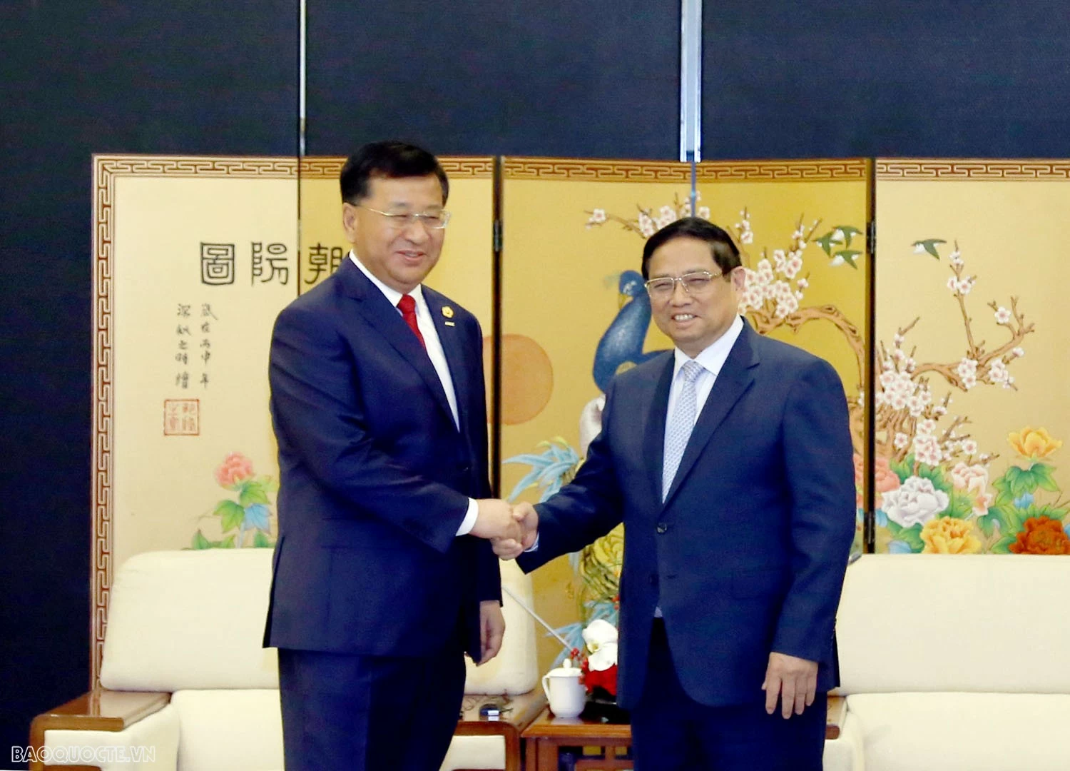 Thủ tướng làm việc với các doanh nghiệp năng lượng, hạ tầng Trung Quốc Thủ tướng Chính phủ Phạm Minh Chính làm việc với các doanh nghiệp năng lượng, hạ tầng hàng đầu Trung Quốc