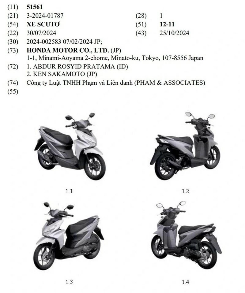 Thiết kế của Honda BeAT khỏe khoắn và thể thao hơn một chút so với mẫu Vision đang được mở bán tại Việt Nam Thiết kế của Honda BeAT khỏe khoắn và thể thao hơn một chút so với mẫu Vision đang được mở bán tại Việt Nam