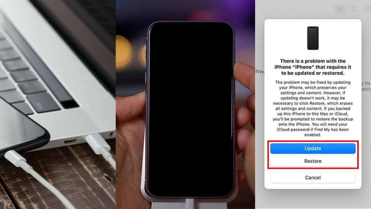 Khắc phục nhanh lỗi iPhone không lên màn hình nhanh chóng Khắc phục nhanh lỗi iPhone không lên màn hình nhanh chóng