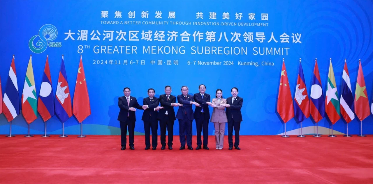 Các thành viên GMS nhất trí thông qua Tuyên bố chung và Chiến lược đổi mới sáng tạo vì phát triển GMS tới năm 2030. (Ảnh: Nhật Băc) Các thành viên GMS nhất trí thông qua Tuyên bố chung và Chiến lược đổi mới sáng tạo vì phát triển GMS tới năm 2030. (Ảnh: Nhật Băc)