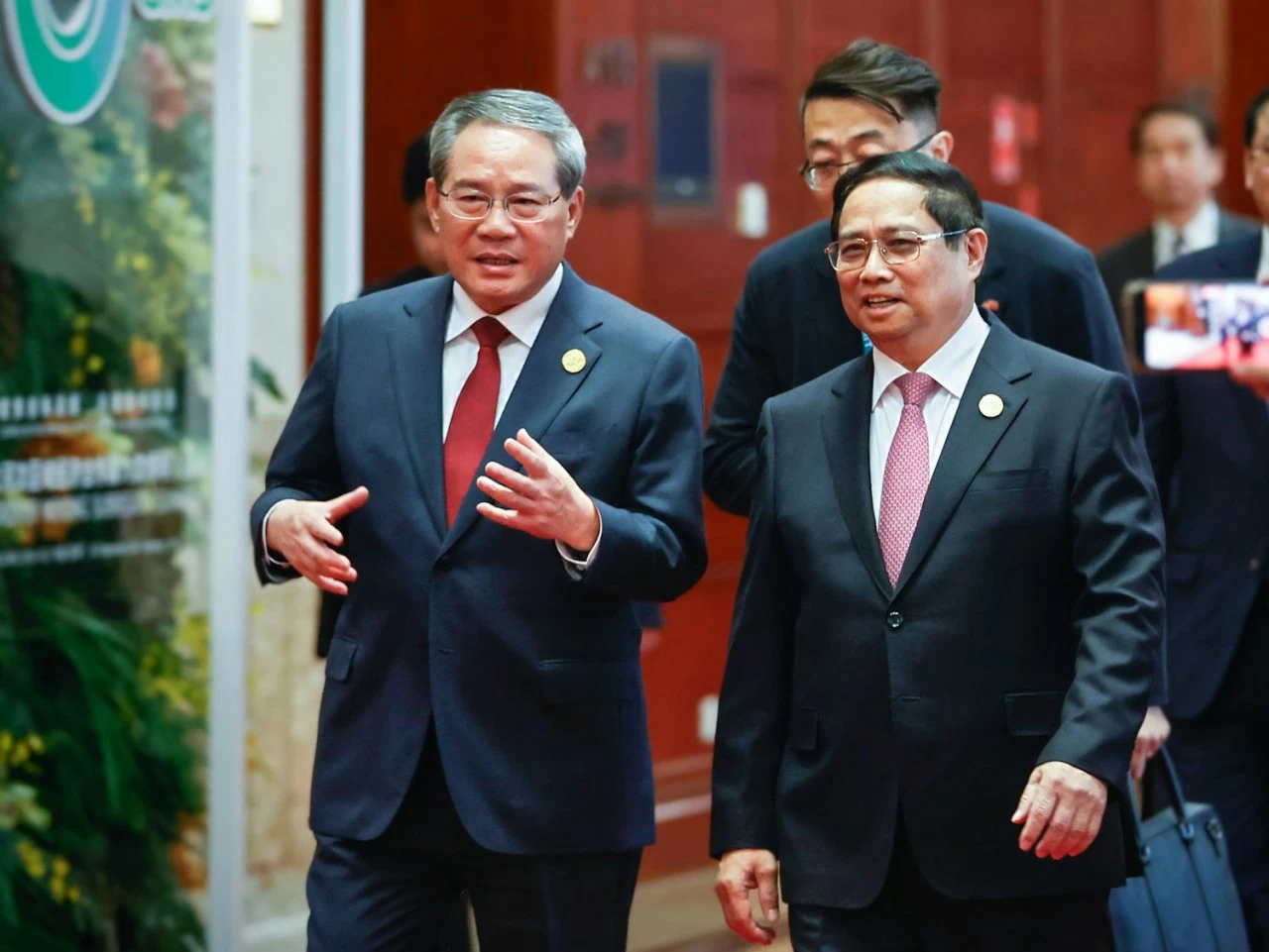 Thủ tướng Chính phủ Phạm Minh Chính hội đàm Thủ tướng Quốc vụ viện Trung Quốc Lý Cường. (Ảnh Nhật Bắc) Thủ tướng Chính phủ Phạm Minh Chính hội đàm Thủ tướng Quốc vụ viện Trung Quốc Lý Cường. (Ảnh Nhật Bắc)