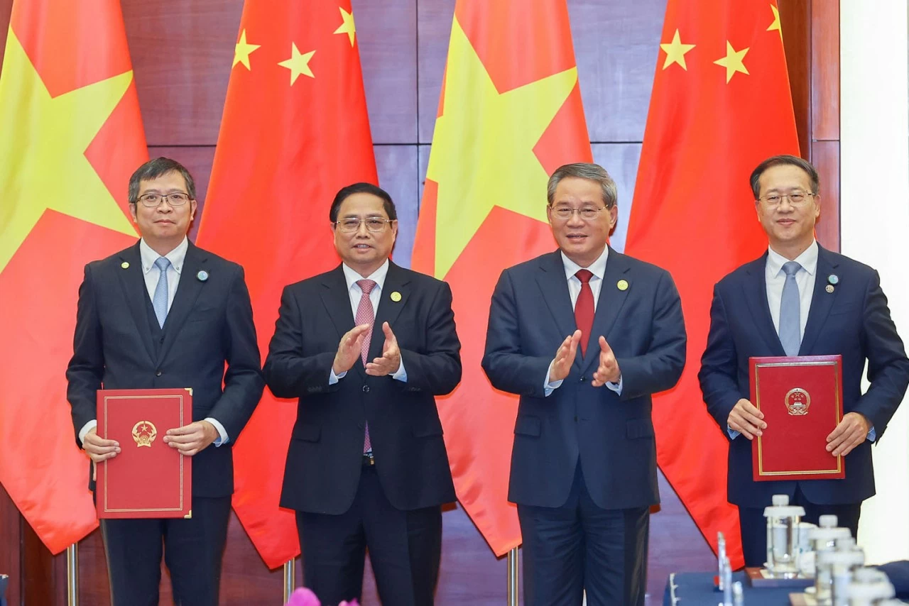 Thủ tướng Chính phủ Phạm Minh Chính hội đàm Thủ tướng Quốc vụ viện Trung Quốc Lý Cường Thủ tướng Chính phủ Phạm Minh Chính hội đàm Thủ tướng Quốc vụ viện Trung Quốc Lý Cường