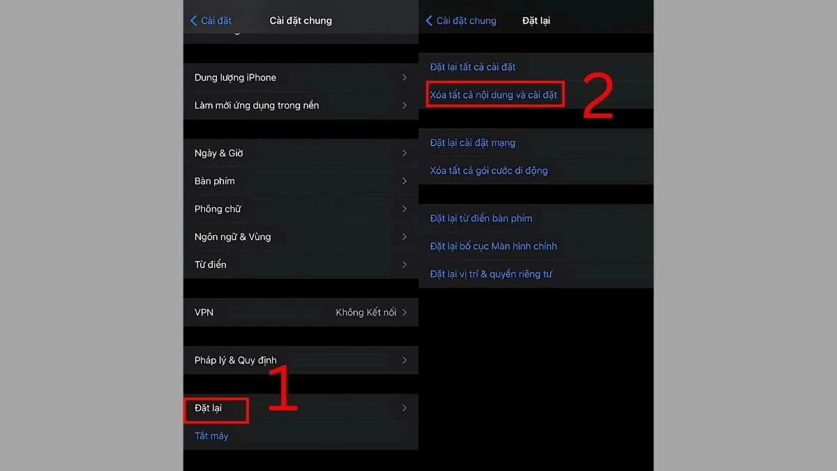 Cách xóa iPhone về lại trạng thái như mới đơn giản Cách xóa iPhone về lại trạng thái như mới đơn giản
