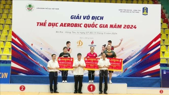 TP. Hồ Chí Minh giành thành tích cao nhất tại Giải vô địch Thể dục Aerobic Quốc gia năm 2024 TP. Hồ Chí Minh giành thành tích cao nhất tại Giải vô địch Thể dục Aerobic Quốc gia năm 2024