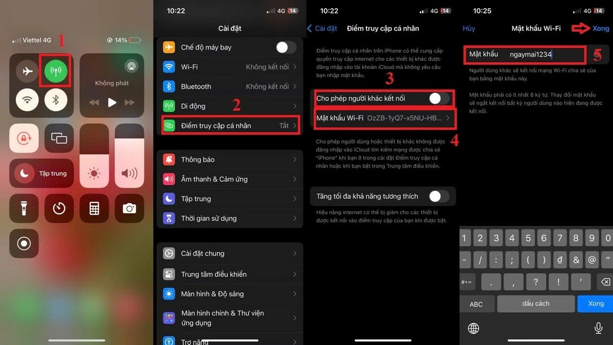 Hướng dẫn cách chia sẻ 4G trên điện thoại iPhone nhanh chóng Hướng dẫn cách chia sẻ 4G trên điện thoại iPhone nhanh chóng