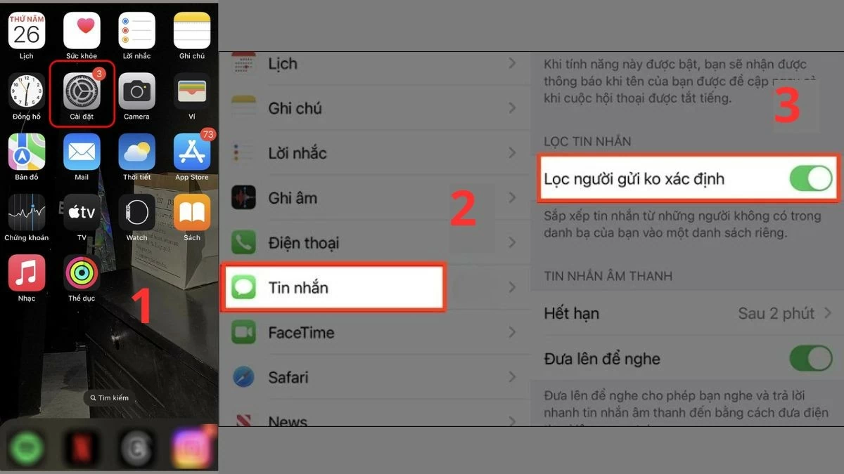 Cách chặn tin nhắn rác trên iPhone vô cùng dễ dàng Cách chặn tin nhắn rác trên iPhone vô cùng dễ dàng