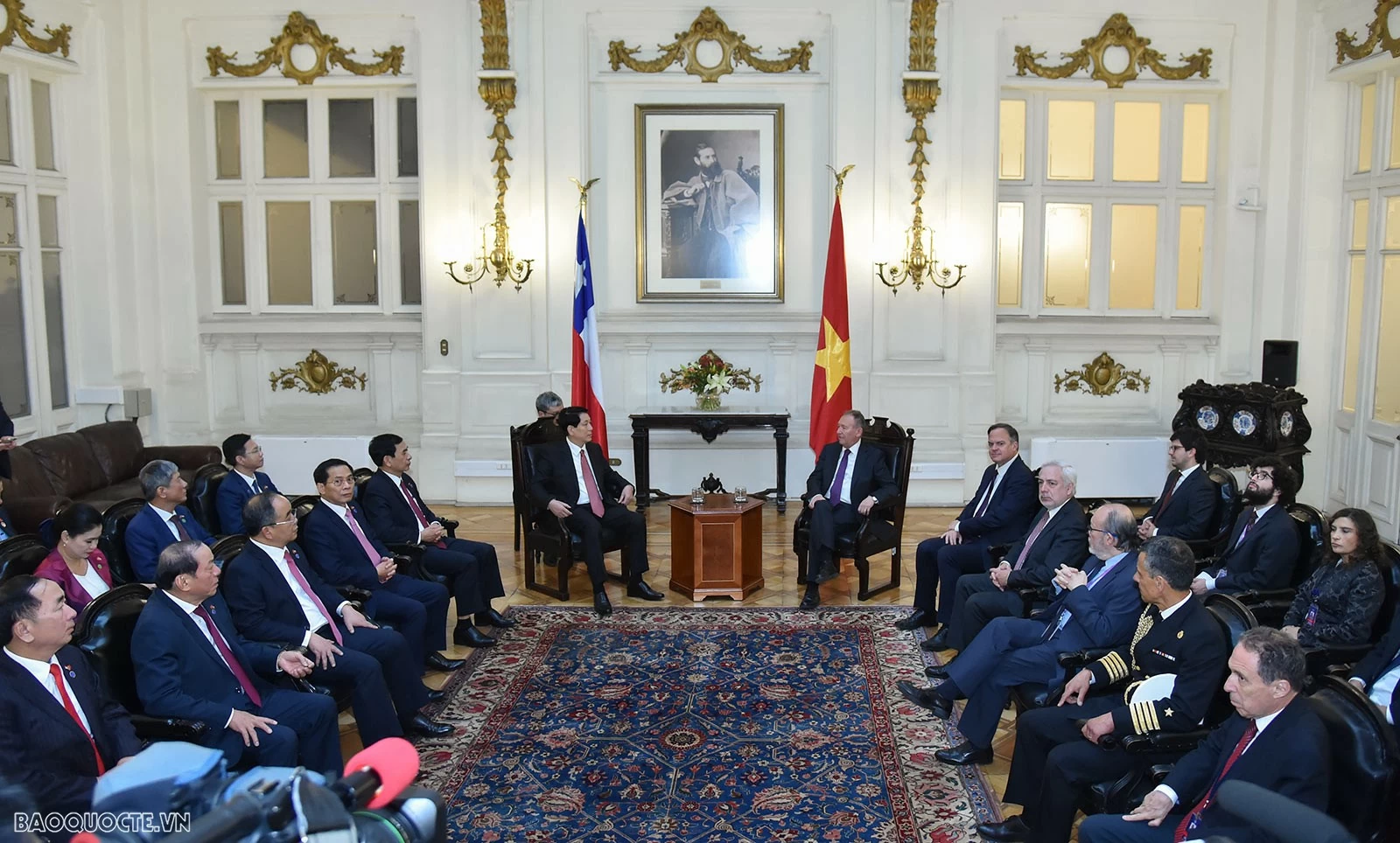 Chủ tịch nước Lương Cường tiếp Chủ tịch Thượng viện Chile Chủ tịch nước Lương Cường tiếp Chủ tịch Thượng viện Chile