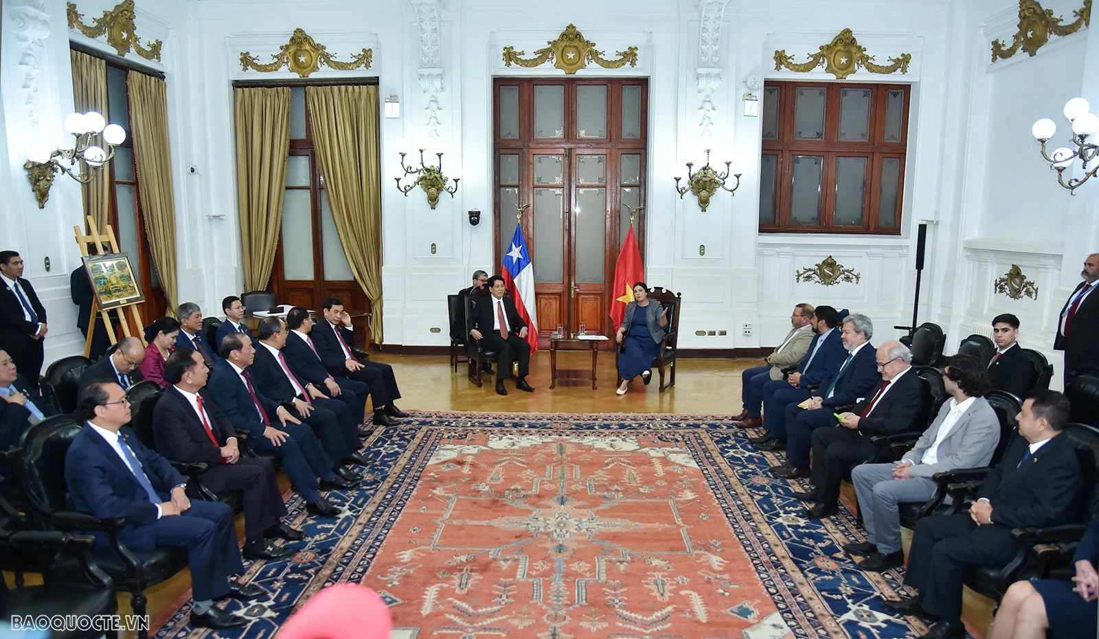 Chủ tịch nước Lương Cường tiếp Chủ tịch Hạ viện Chile Chủ tịch nước Lương Cường tiếp Chủ tịch Hạ viện Chile