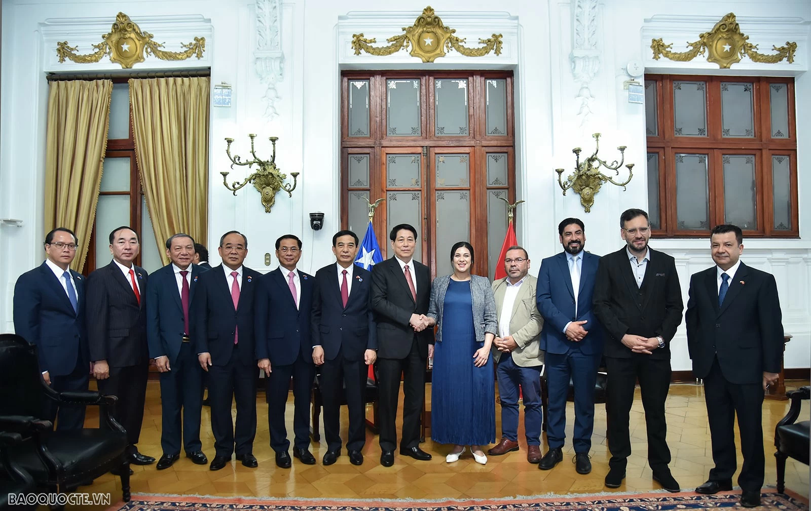Chủ tịch nước Lương Cường tiếp Chủ tịch Hạ viện Chile Chủ tịch nước Lương Cường tiếp Chủ tịch Hạ viện Chile
