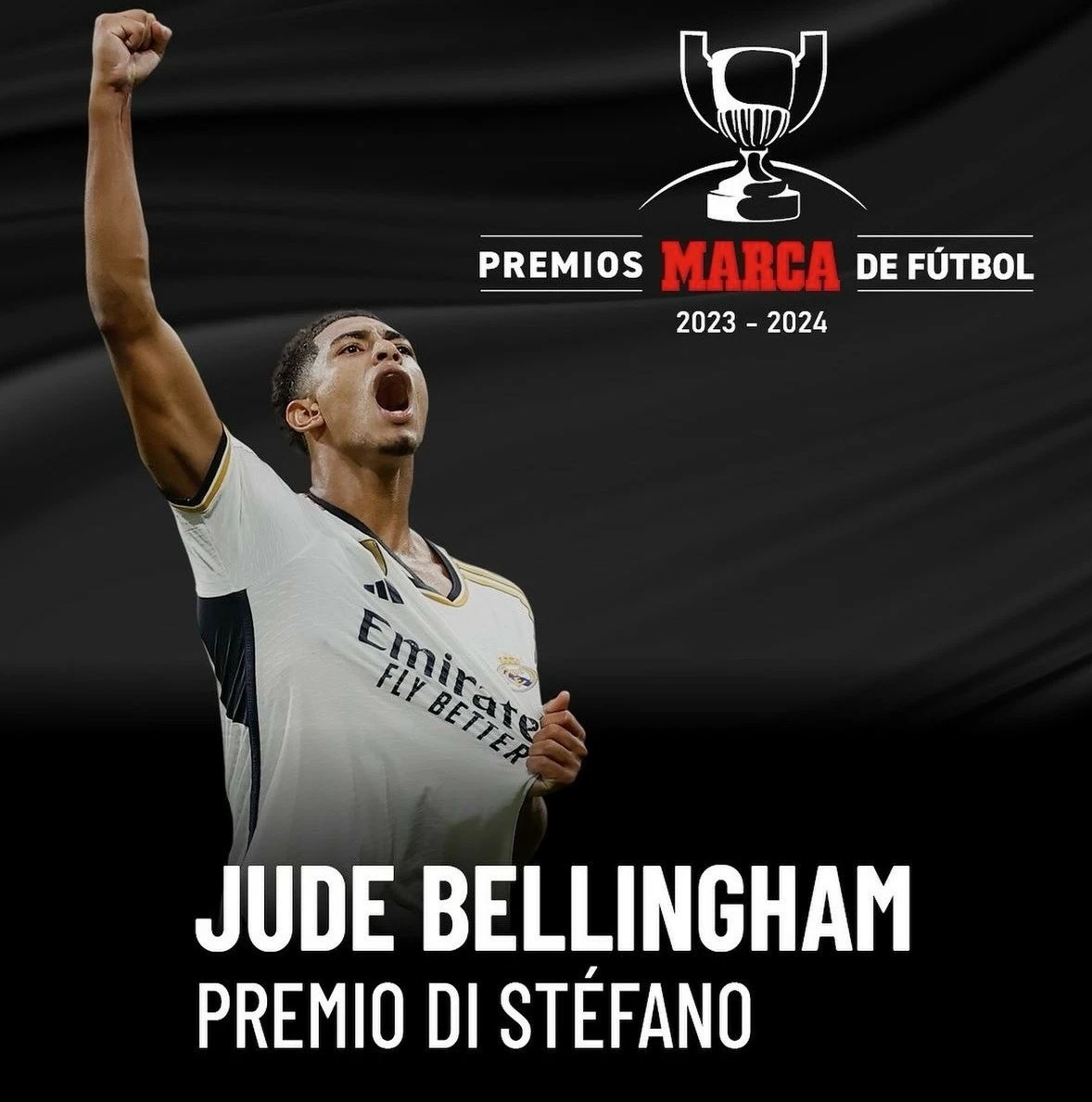 Jude Bellingham đoạt giải Di Stefano Trophy sau khi giải hạn bàn thắng Jude Bellingham đoạt giải Di Stefano Trophy sau khi giải hạn bàn thắng