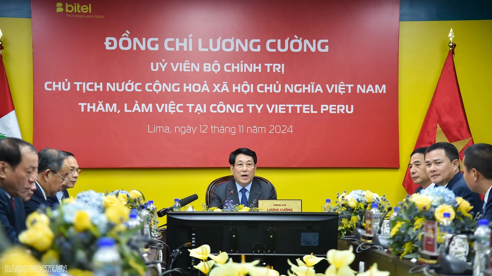 Chủ tịch nước Lương Cường: Thành công của Bitel là thành công của Việt Nam tại Peru Chủ tịch nước Lương Cường: Thành công của Bitel là thành công của Việt Nam tại Peru