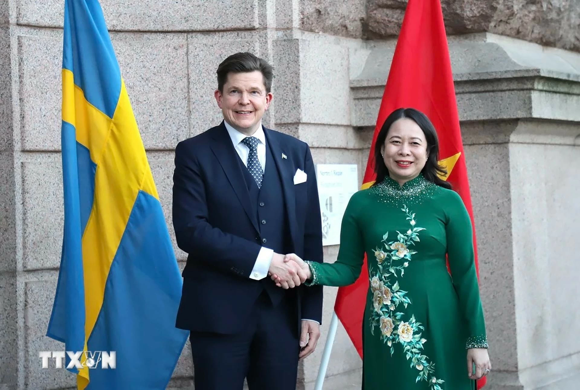 Phó Chủ tịch nước Võ Thị Ánh Xuân hội kiến Chủ tịch Quốc hội Thụy Điển Phó Chủ tịch nước Võ Thị Ánh Xuân hội kiến Chủ tịch Quốc hội Thụy Điển