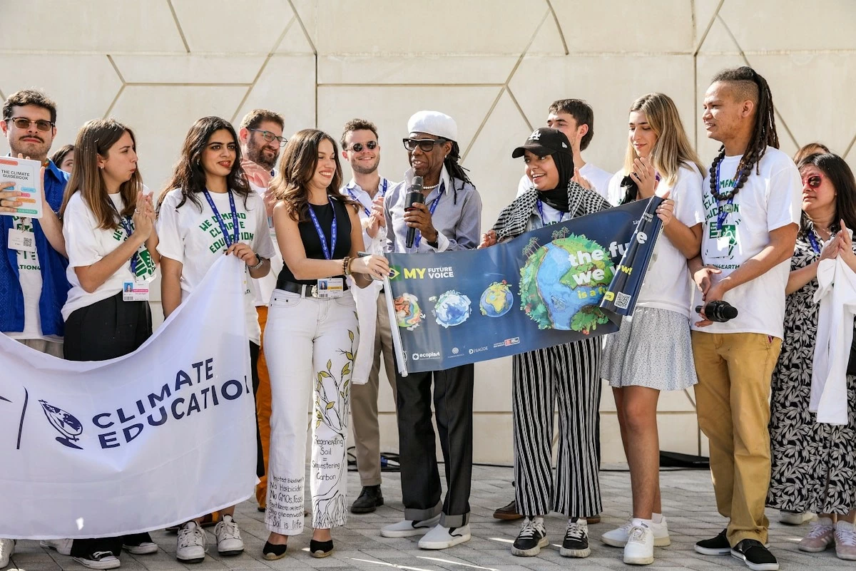 Thế hệ trẻ đang từng ngày tiên phong thúc đẩy hành động vì khí hậu. (Nguồn: COP28) Thế hệ trẻ đang từng ngày tiên phong thúc đẩy hành động vì khí hậu. (Nguồn: COP28)