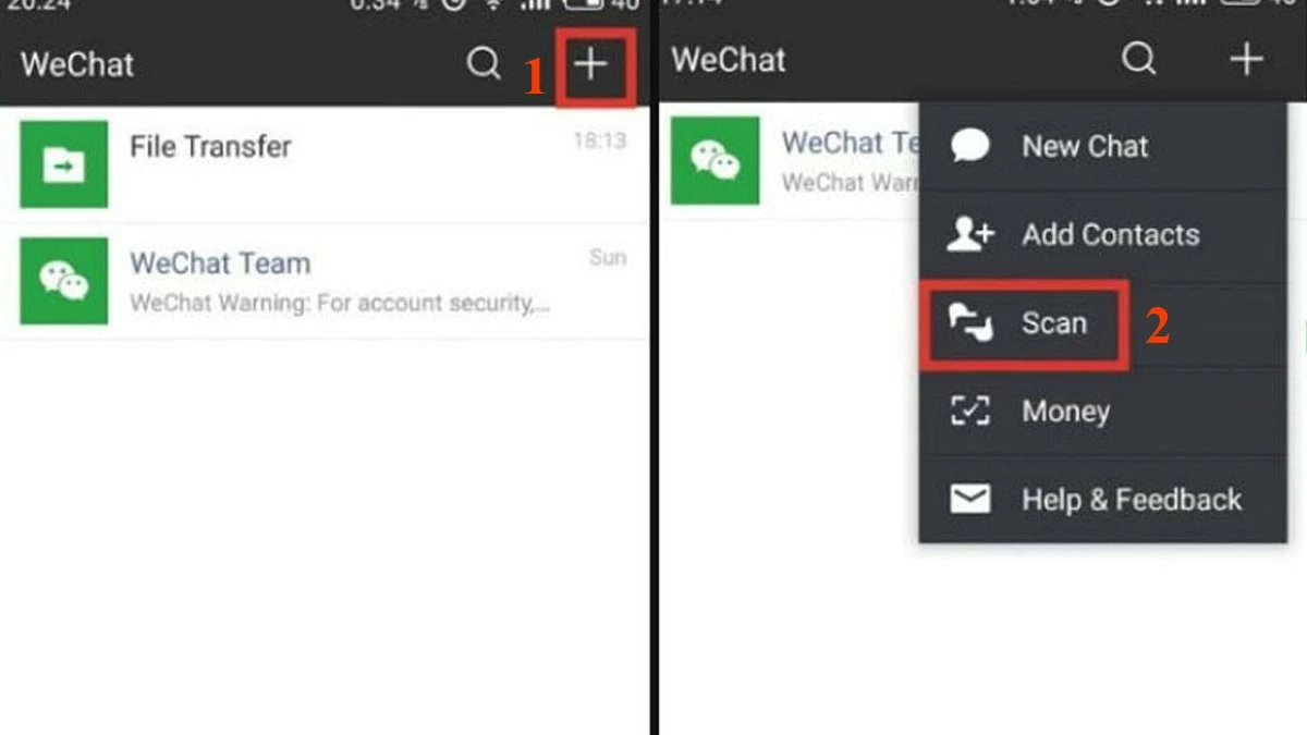 Cách quét mã QR Wechat trên iOS, Android đơn giản nhất Cách quét mã QR Wechat trên iOS, Android đơn giản nhất