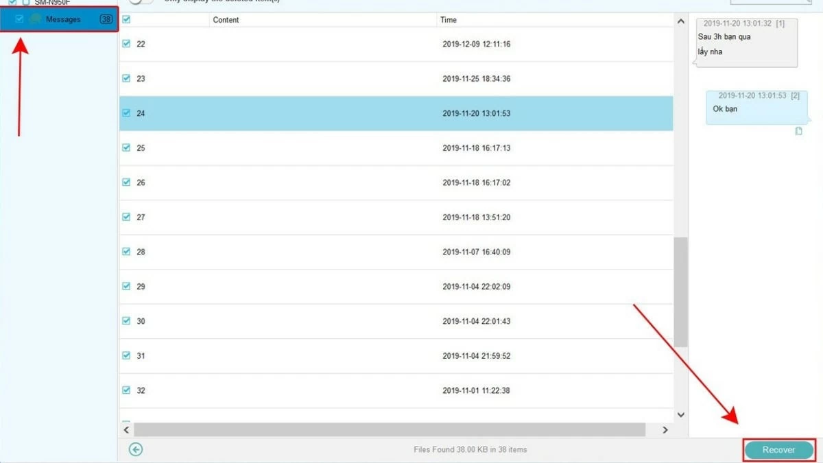 Cách khôi phục tin nhắn SMS trên Samsung nhanh chóng nhất Cách khôi phục tin nhắn SMS trên Samsung nhanh chóng nhất
