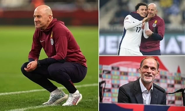 Cổ động viên Anh yêu cầu giữ lại HLV tạm quyền Lee Carsley, hủy hợp đồng HLV Thomas Tuchel Cổ động viên Anh yêu cầu giữ lại HLV tạm quyền Lee Carsley, hủy hợp đồng HLV Thomas Tuchel