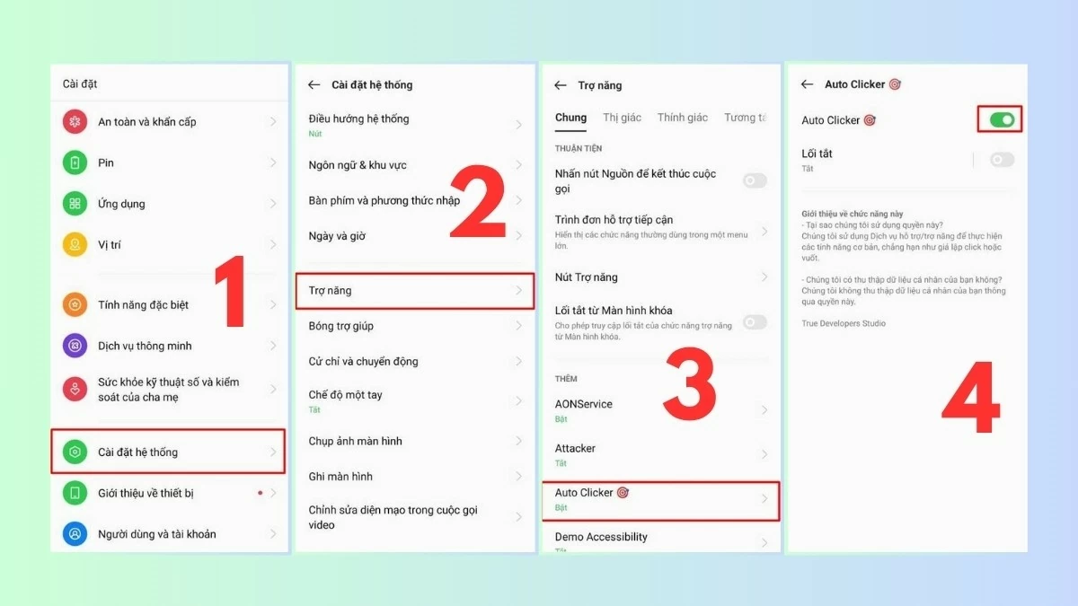 Tắt quyền trợ năng trên điện thoại có hệ điều hành Android Tắt quyền trợ năng trên điện thoại có hệ điều hành Android