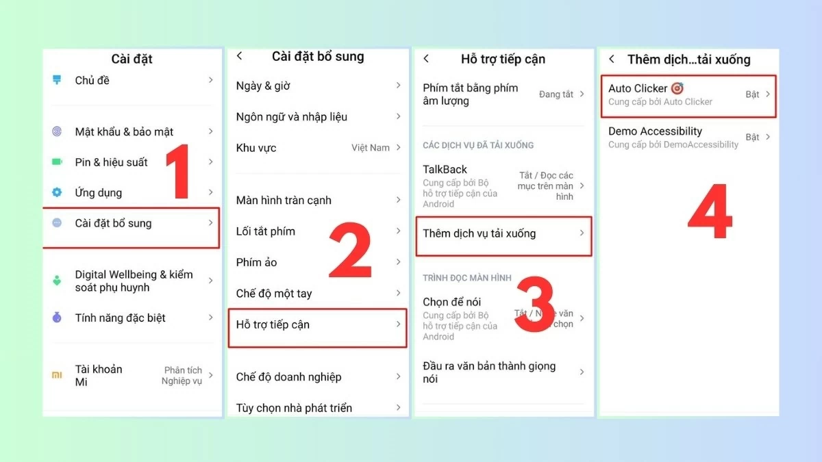 Tắt quyền trợ năng trên điện thoại có hệ điều hành Android Tắt quyền trợ năng trên điện thoại có hệ điều hành Android