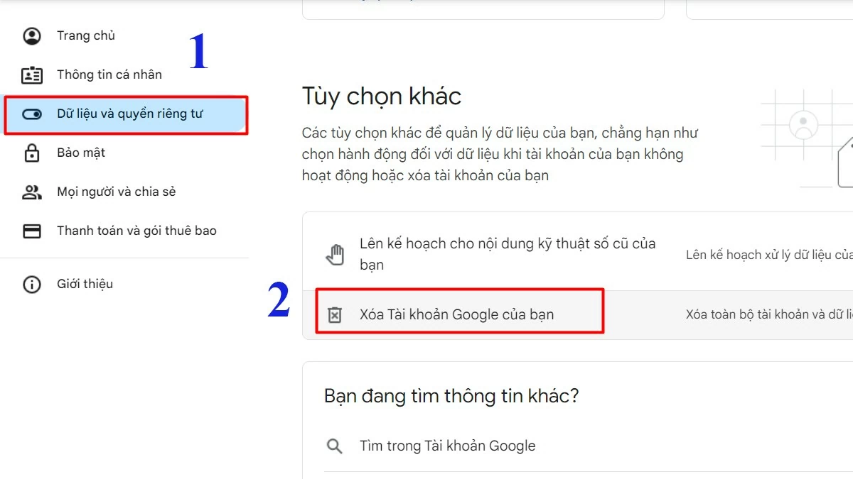Xóa tài khoản Google vĩnh viễn đơn giản Xóa tài khoản Google vĩnh viễn đơn giản