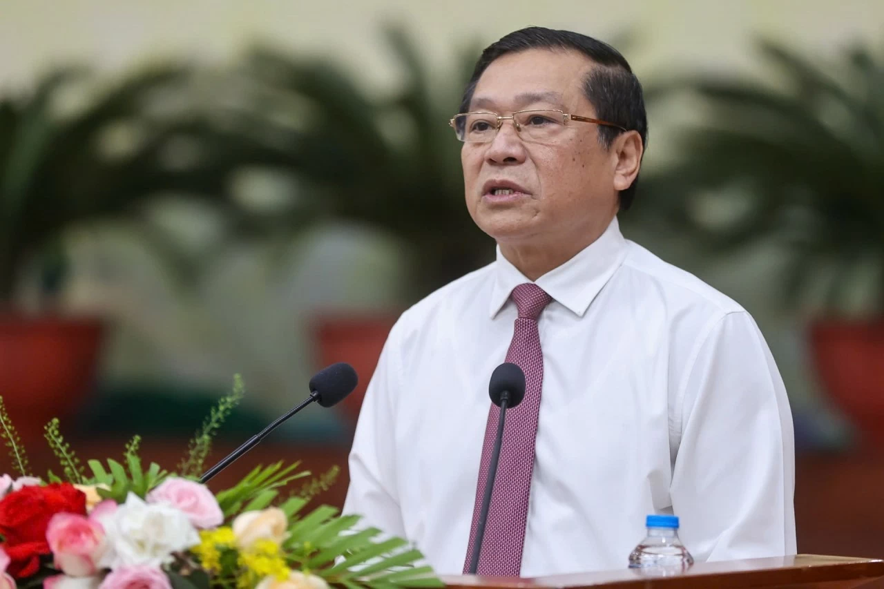 TS Lại Xuân Môn, Phó Trưởng ban Thường trực Ban Tuyên giáo Trung ương, Chủ tịch Hội đồng Khoa học các cơ quan Đảng Trung ương phát biểu tại Hội thảo, ngày 15/11/2024. (Ảnh: Phương Hoa) TS Lại Xuân Môn, Phó Trưởng ban Thường trực Ban Tuyên giáo Trung ương, Chủ tịch Hội đồng Khoa học các cơ quan Đảng Trung ương phát biểu tại Hội thảo, ngày 15/11/2024. (Ảnh: Phương Hoa)