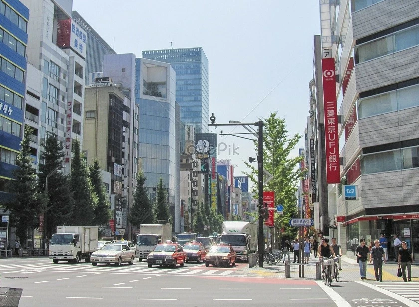 Quang cảnh một đại lộ ở Tokyo, Nhật Bản. (Nguồn: LovePik) Quang cảnh một đại lộ ở Tokyo, Nhật Bản. (Nguồn: LovePik)