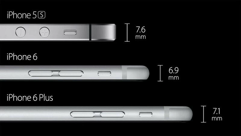 Một số mẫu iPhone mỏng nhất mà Apple từng sản xuất Một số mẫu iPhone mỏng nhất mà Apple từng sản xuất