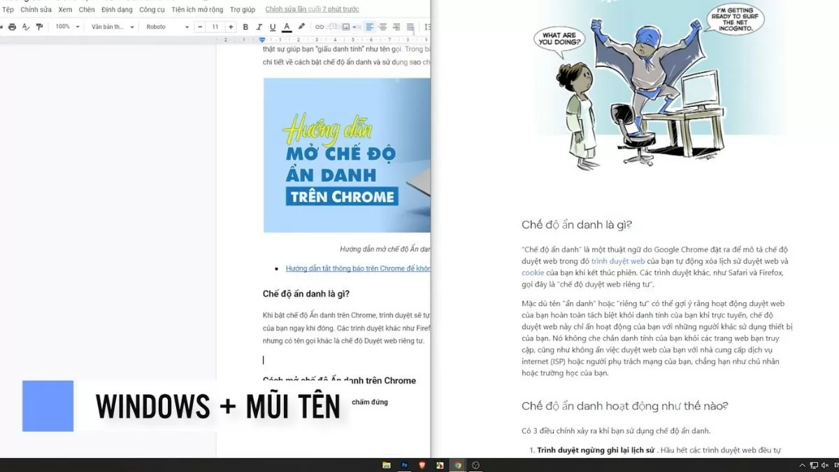 Chia đôi màn hình Win 10 với 3 bước đơn giản Chia đôi màn hình Win 10 với 3 bước đơn giản