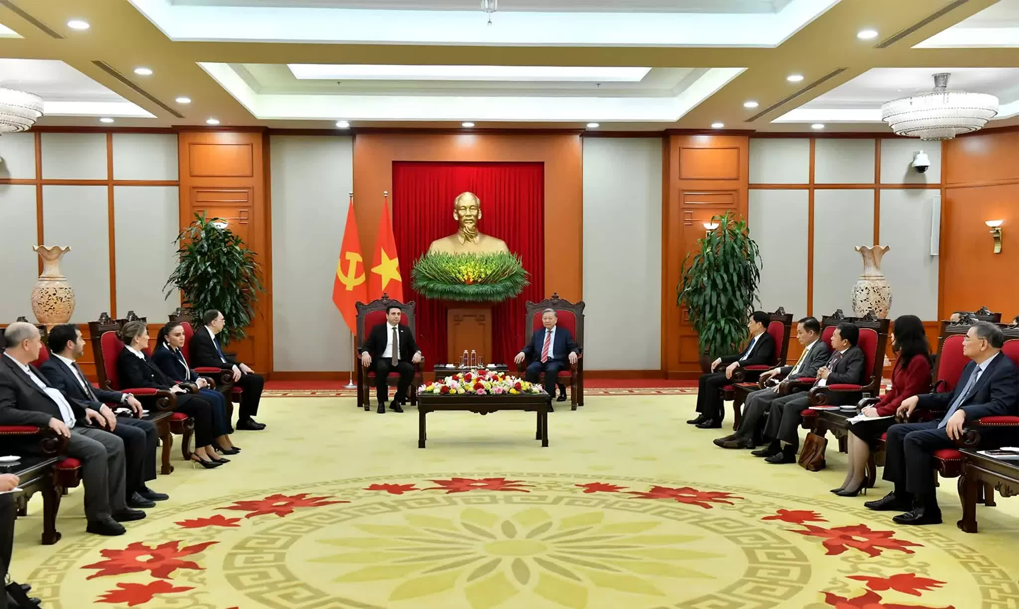 Tổng Bí thư Tô Lâm tiếp Chủ tịch Quốc hội Armenia Alen Simonyan Tổng Bí thư Tô Lâm tiếp Chủ tịch Quốc hội Armenia Alen Simonyan