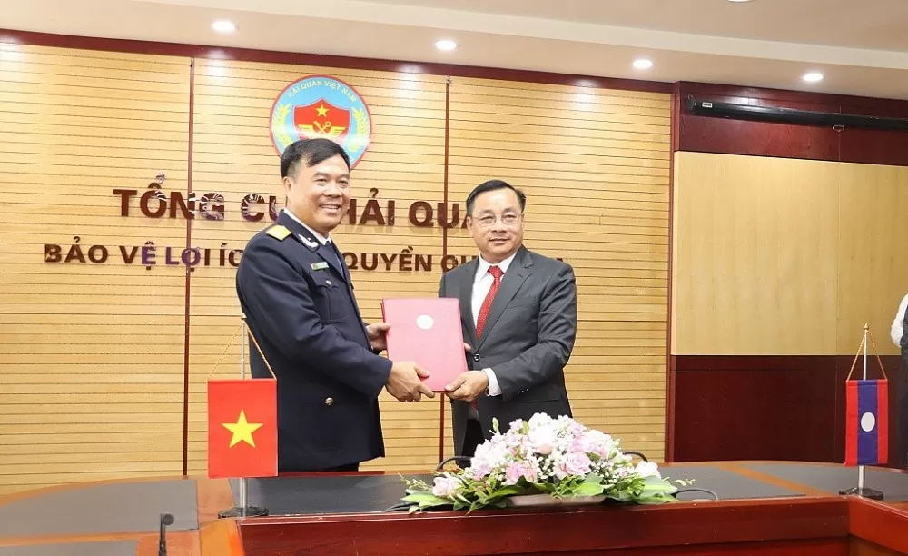 Hội nghị Tổng cục trưởng Hải quan Việt Nam-Lào. (Nguồn: TCHQ) Hội nghị Tổng cục trưởng Hải quan Việt Nam-Lào. (Nguồn: TCHQ)