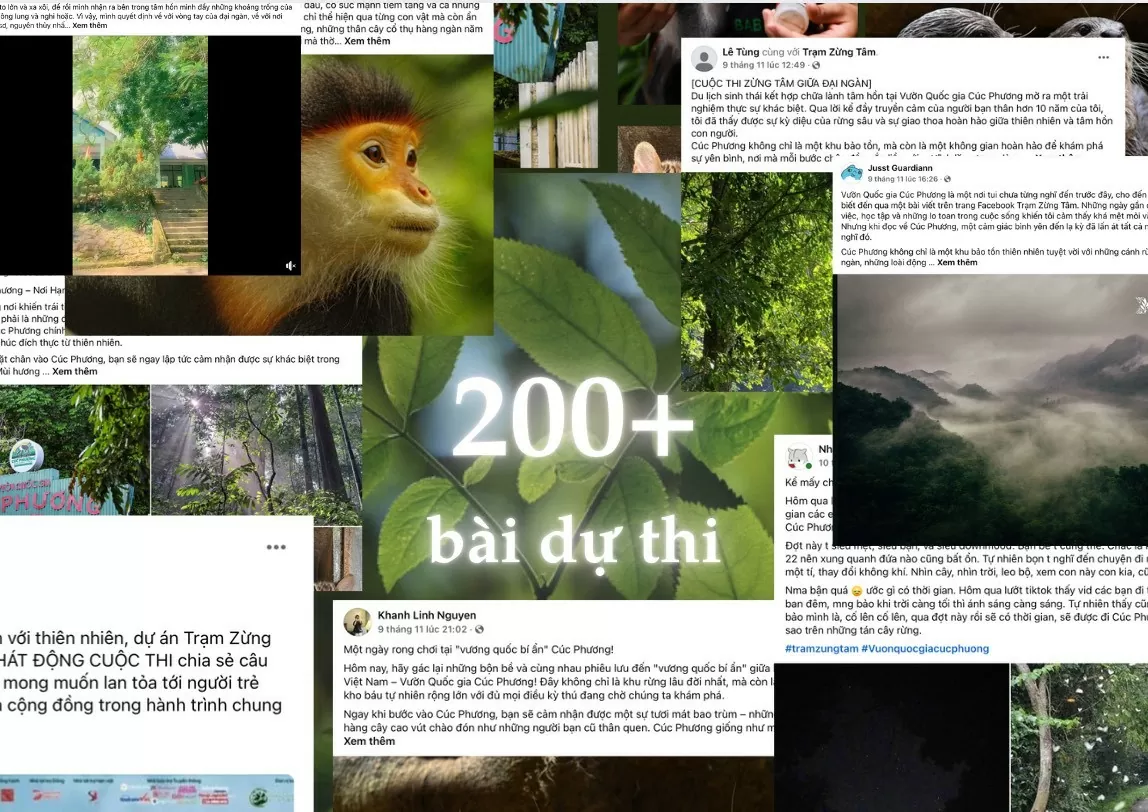 Cuộc thi “Zừng Tâm Giữa Đại Ngàn” thu hút hơn 200 bài thi gửi về chương trình. (Nguồn: Cuộc thi “Zừng Tâm Giữa Đại Ngàn” thu hút hơn 200 bài thi gửi về chương trình. (Nguồn: