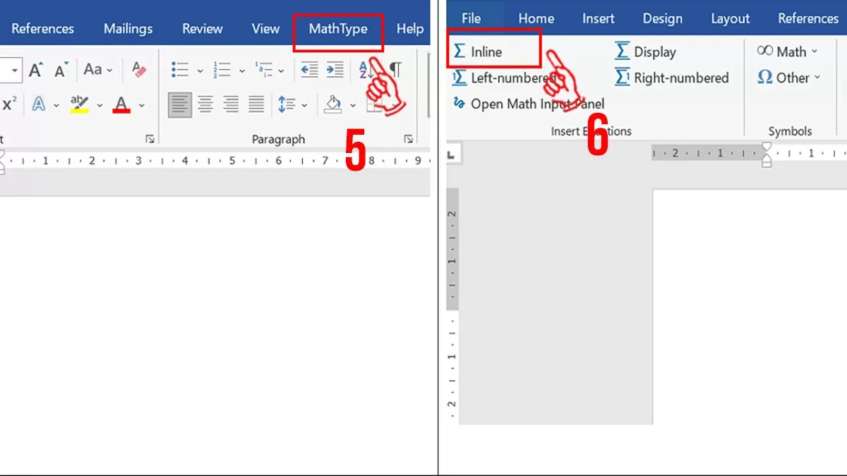3 cách chèn công thức toán học trong Word nhanh chóng nhất 3 cách chèn công thức toán học trong Word nhanh chóng nhất