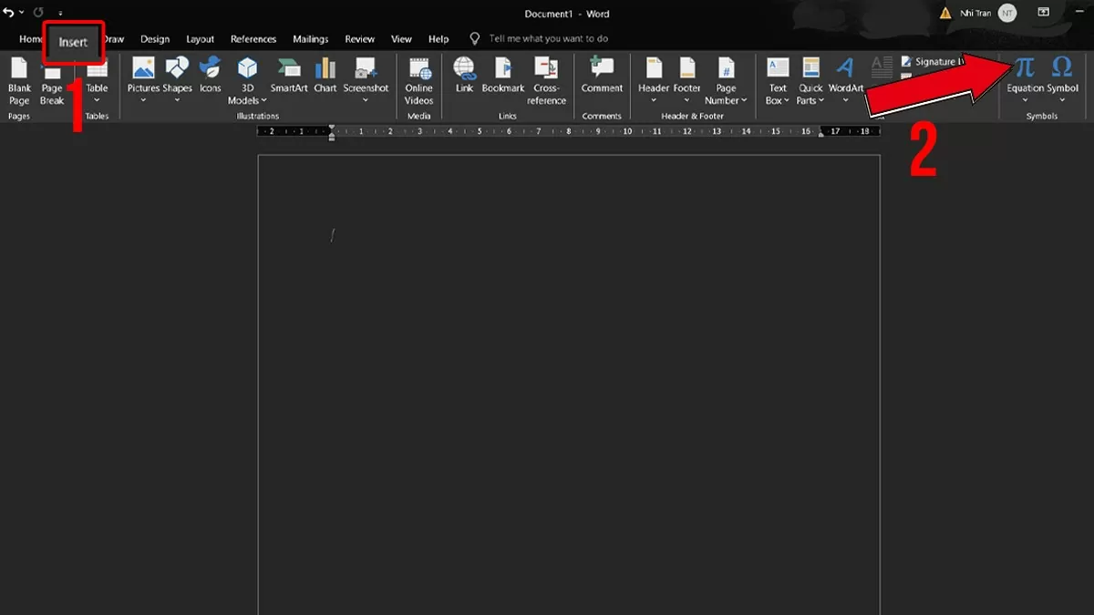3 cách chèn công thức toán học trong Word nhanh chóng nhất 3 cách chèn công thức toán học trong Word nhanh chóng nhất