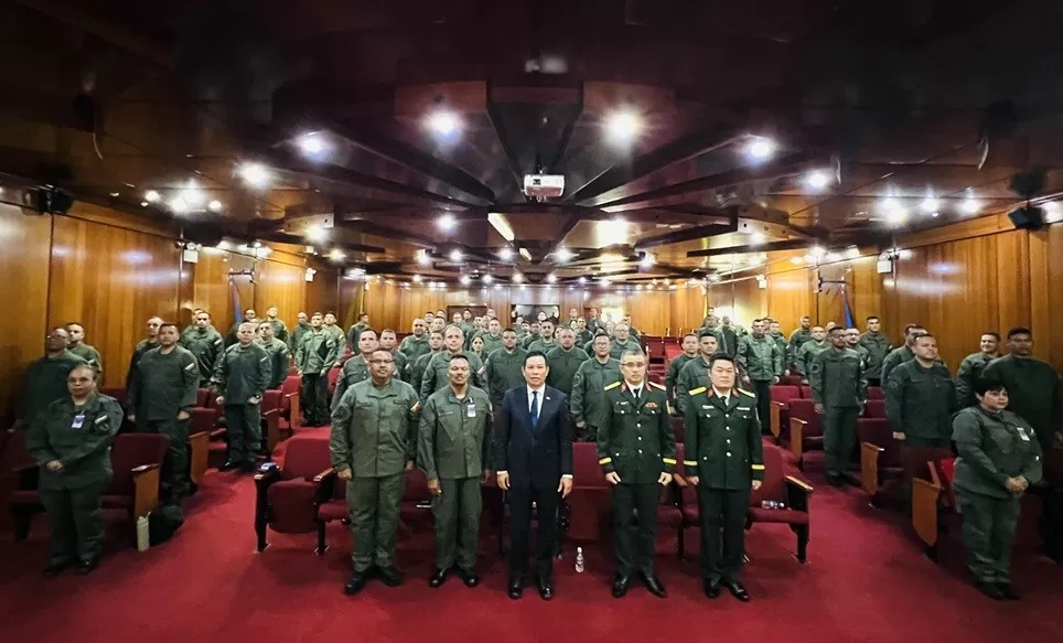 Kỷ niệm 80 năm ngày thành lập Quân đội nhân dân Việt Nam tại Venezuela Kỷ niệm 80 năm ngày thành lập Quân đội nhân dân Việt Nam tại Venezuela