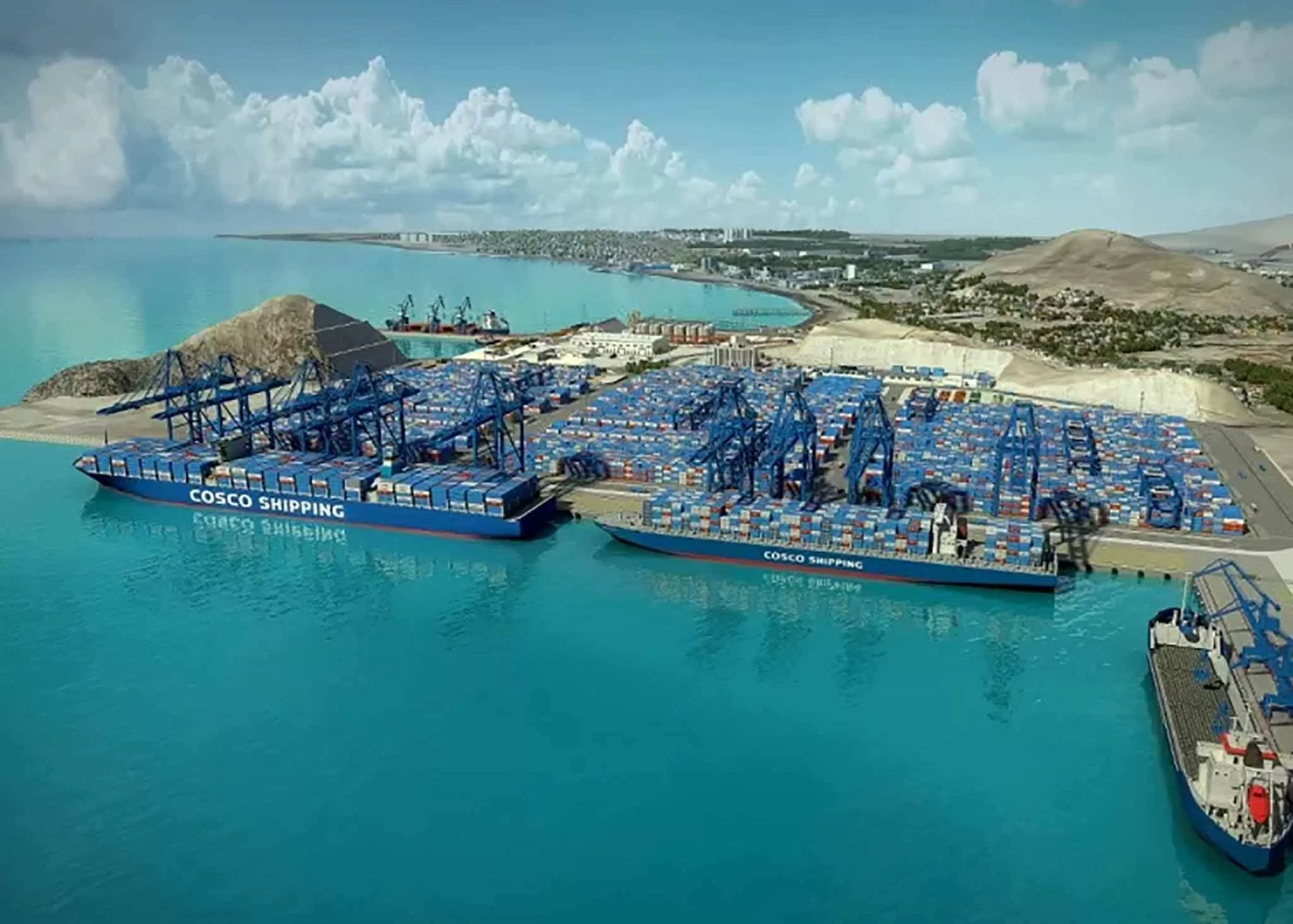 Cảng Chancay. (Nguồn: Global Maritime Hub) Cảng Chancay. (Nguồn: Global Maritime Hub)