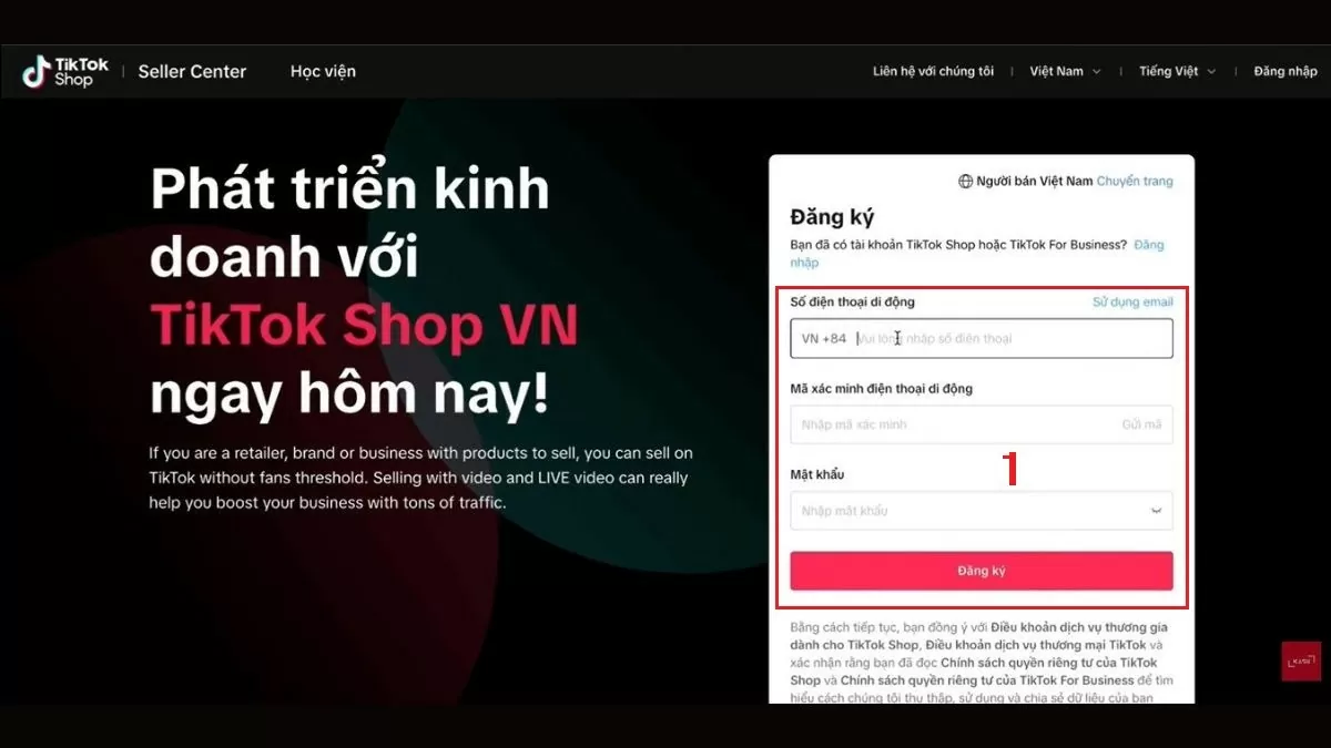 Cách tạo tài khoản Tiktok Shop để bán hàng đơn giản Cách tạo tài khoản Tiktok Shop để bán hàng đơn giản