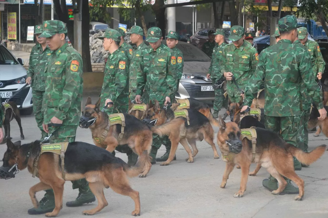 Những 'chiến sĩ đặc biệt' tại Triển lãm quốc phòng quốc tế Việt Nam 2024 Những 'chiến sĩ đặc biệt' tại Triển lãm quốc phòng quốc tế Việt Nam 2024