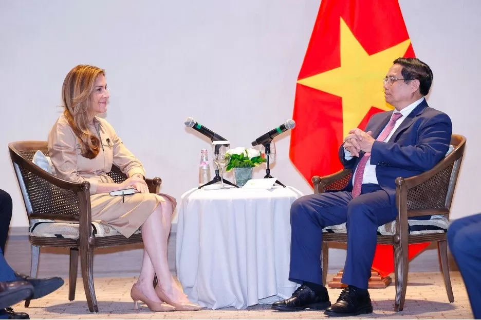Bà Carolina Mejia đánh giá chuyến thăm của Thủ tướng Chính phủ là dấu mốc lịch sử trong quan hệ hai nước Việt Nam-Dominica. (Ảnh: Nhật Bắc) Bà Carolina Mejia đánh giá chuyến thăm của Thủ tướng Chính phủ là dấu mốc lịch sử trong quan hệ hai nước Việt Nam-Dominica. (Ảnh: Nhật Bắc)