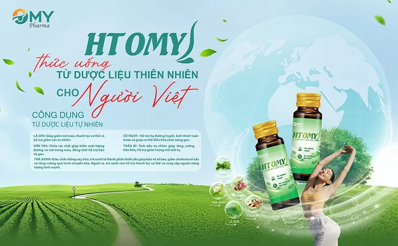 HT Omy - Thức uống từ dược liệu Việt phòng ngừa các biến chứng của Hội chứng chuyển hoá. HT Omy - Thức uống từ dược liệu Việt phòng ngừa các biến chứng của Hội chứng chuyển hoá.