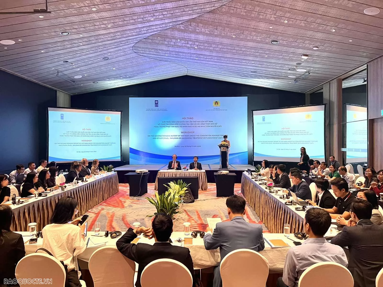 Báo cáo quốc gia lần thứ hai thể hiện trách nhiệm và nỗ lực của Việt Nam trong thực thi Công ước chống tra tấn Báo cáo quốc gia lần thứ hai thể hiện trách nhiệm và nỗ lực của Việt Nam trong thực thi Công ước chống tra tấn