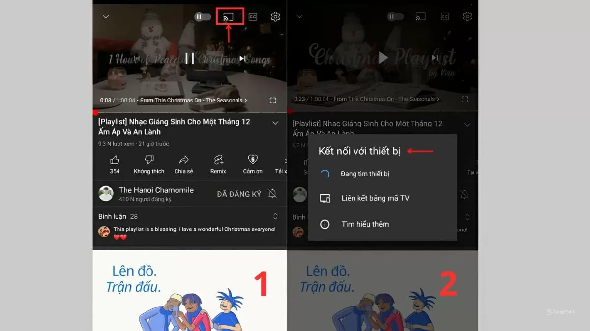 Hướng dẫn cách kết nối điện thoại Android với tivi tiện lợi nhất Hướng dẫn cách kết nối điện thoại Android với tivi tiện lợi nhất