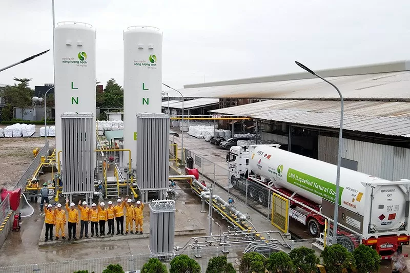 Trạm LNG đầu tiên của miền Bắc được đưa vào sử dụng tại Bắc Ninh Trạm LNG đầu tiên của miền Bắc được đưa vào sử dụng tại Bắc Ninh